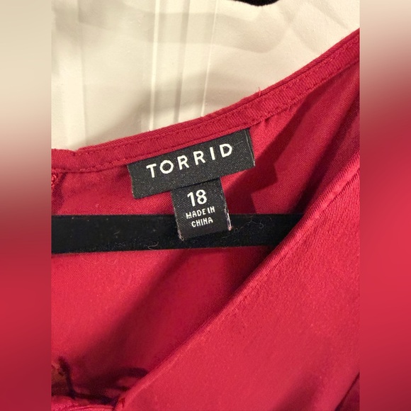 Torrid maroon size 18 dress - Picture 4 of 5